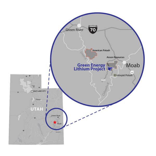Pan American to spin out Utah project - Panamericanenergy Green Energy Lithium Location Map Bg V01 600x600