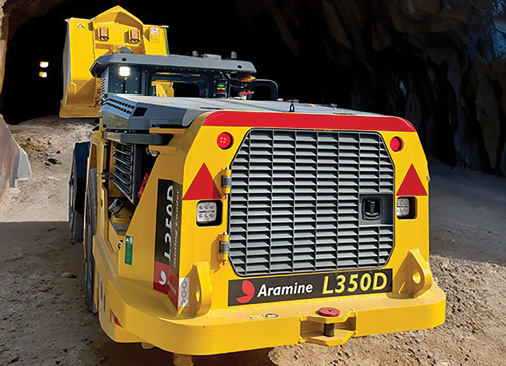 Aramine updates L350D loader