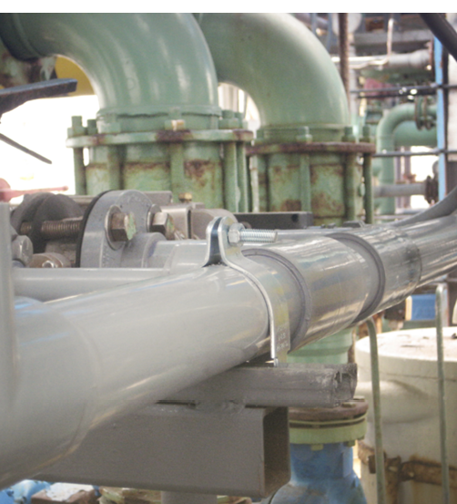Corzan CPVC pipes offer an alternative to steel pipes in mineral processing operations. Photos: The Lubrizol Corporation
