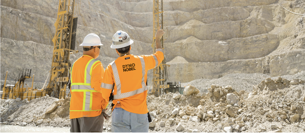 Adjustments to drill-and-blast practices can deliver improvements that cascade throughout the entire value stream. Photo: Dyno Nobel