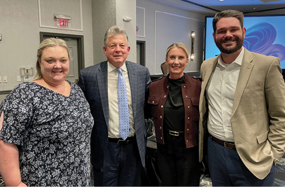 From Left: Donna Schmidt, Editor, Coal Trends and North American Mining magazines; Chris Hamilton, President, West Virginia Coal Association; Rachel Gleason, Executive Director, Pennsylvania Coal Alliance; Sam McKown, President, Kentucky Coal Association.
