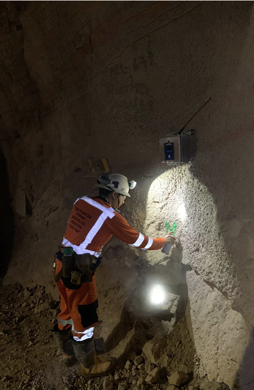 VOD begins by collecting real-time data about the mine environment. Photo: Conspec Controls