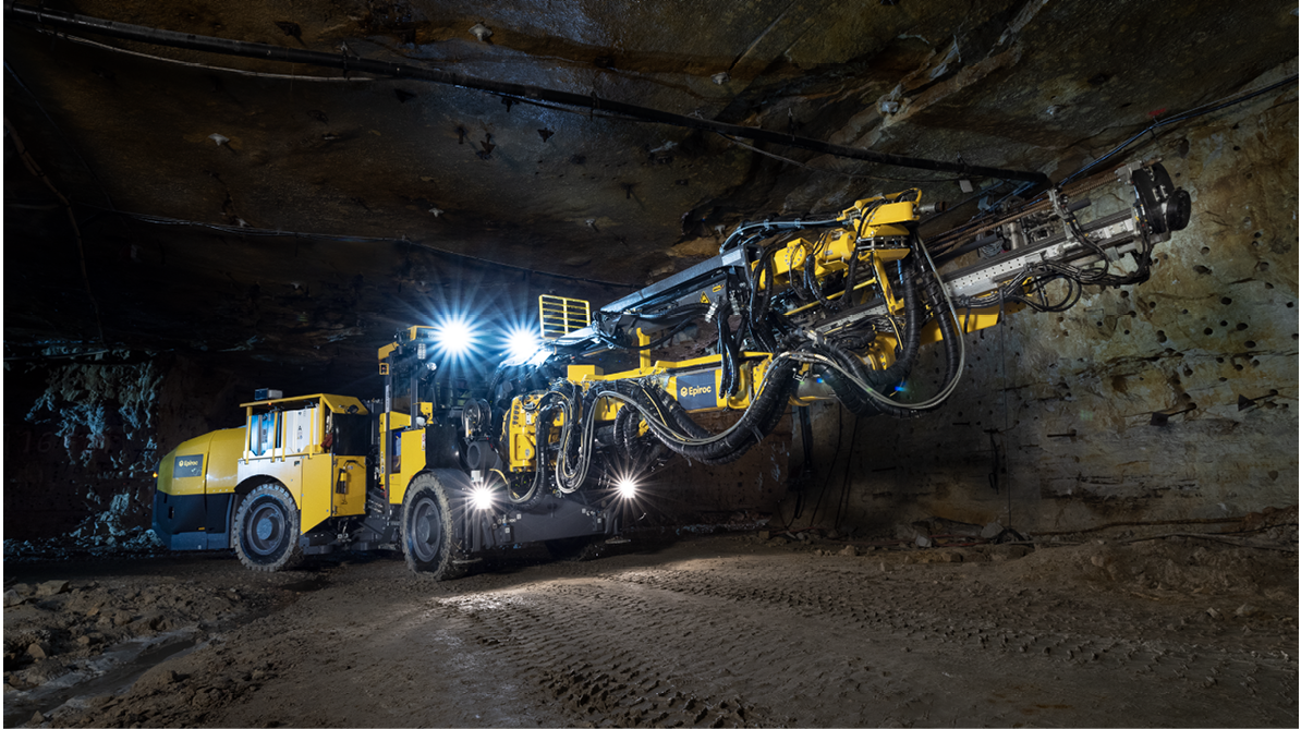 Bolt installation quality matters, prompting a shift to mechanized and semi-automated bolting platforms.
Not pictured: Epiroc Boltec E10 fully mechanized bolting rig.