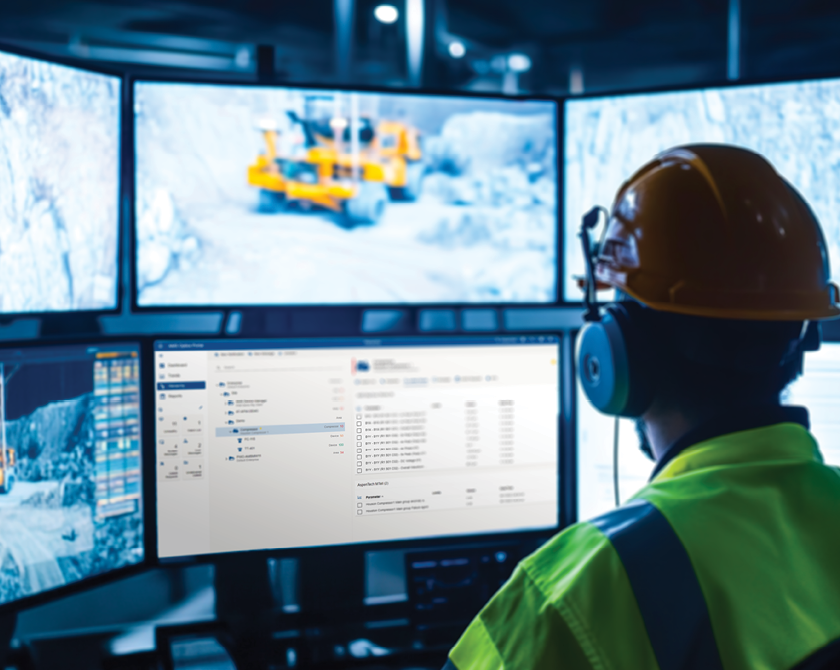 Figure 3: The days of easy reliability wins at mining sites are over. With most simple problems already solved, operators are now tackling more complex, enterprise-wide challenges. Connective, enterprise-level workflow and collaboration software, like Emerson’s AMS Optics, empowers teams to transform overwhelming amounts of data into actionable insights – especially across geographically dispersed assets.
